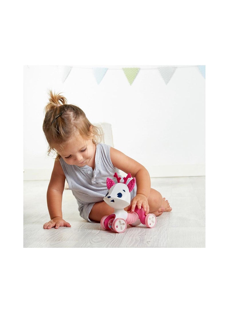 Tiny Rolling Toy, Florence The Fwan - Pink