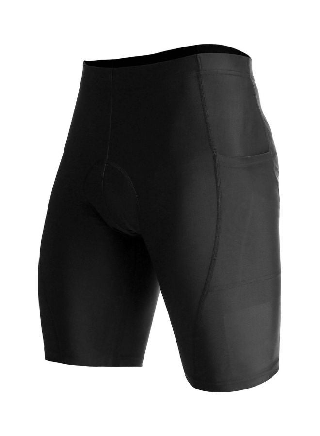 Men Cycling Breathable Quick Dry Padded Shorts S