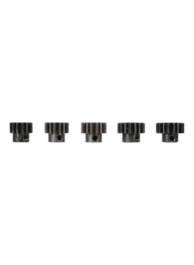 5-Piece Metal Pinion Motor Gear For 1/8 RC Buggy Car Monster Truck 8.5x3x4.5cm
