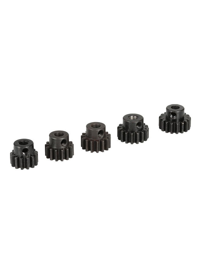 5-Piece Metal Pinion Motor Gear For 1/8 RC Buggy Car Monster Truck 8.5x3x4.5cm