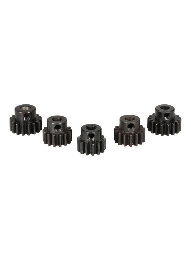 5-Piece Metal Pinion Motor Gear For 1/8 RC Buggy Car Monster Truck 8.5x3x4.5cm