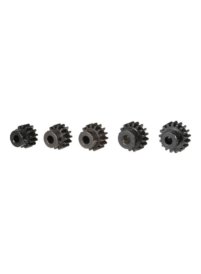 5-Piece Metal Pinion Motor Gear For 1/8 RC Buggy Car Monster Truck 8.5x3x4.5cm