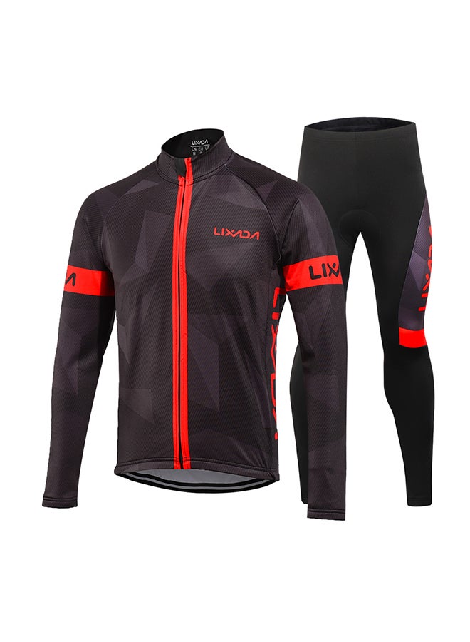 Thermal Fleece Cycling Clothing Set