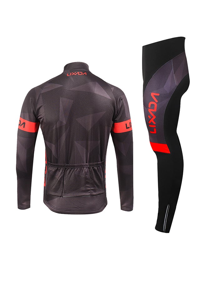 Thermal Fleece Cycling Clothing Set