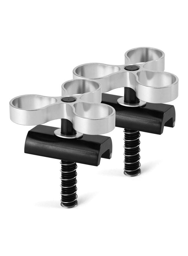 2-Piece Folding Aluminum Alloy Bike Hinge Clamp