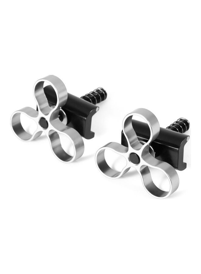 2-Piece Folding Aluminum Alloy Bike Hinge Clamp