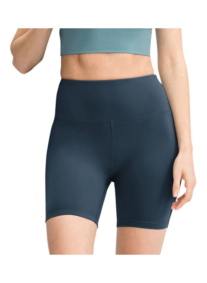 High Waist Compression Sports Shorts M