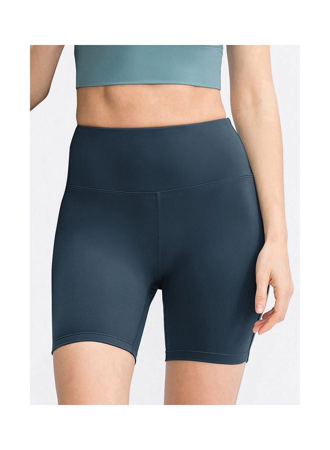 High Waist Compression Sports Shorts M