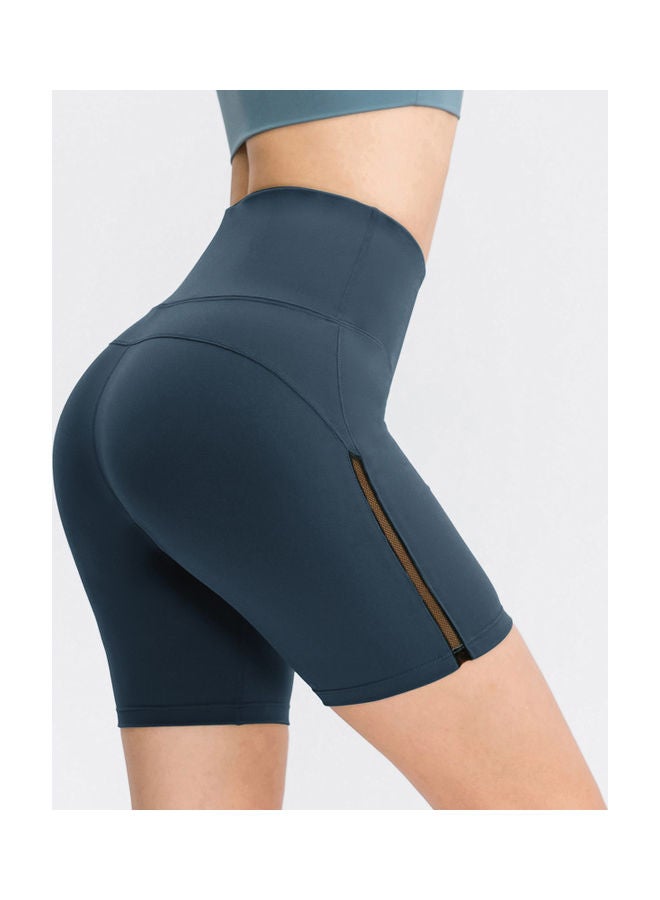 High Waist Compression Sports Shorts M