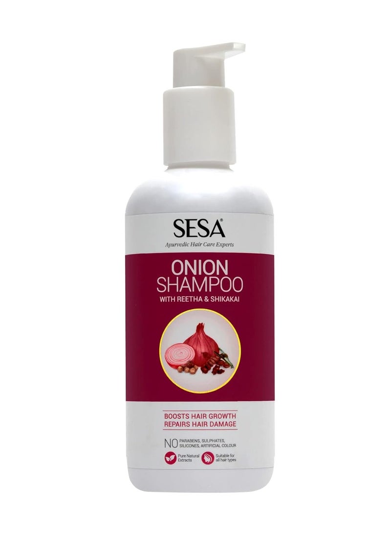 Sesa Onion Shampoo with Reetha Shikakai Hair Growth Hair Damage Hair Strengthening 300 ml