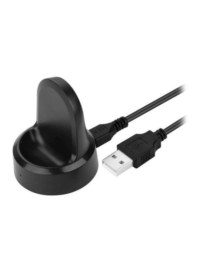 USB Charger Charging Dock For Smart Watch Black/Silver