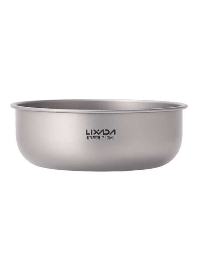 Titanium Bowl for Camping and Hiking 153 x 146 x 52mm