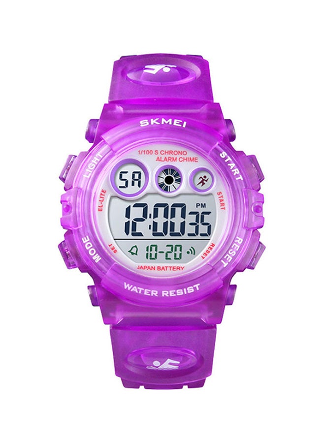 girls Rubber Digital Wrist Watch WH-1451