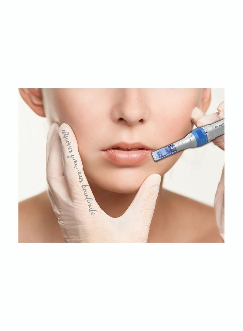 Dr. Pen A6 Original Micro-needle Pen Electric Cordless Professional Skin Care Set, Contains 10 pcs 36 needles, 2 pcs 12 needles
