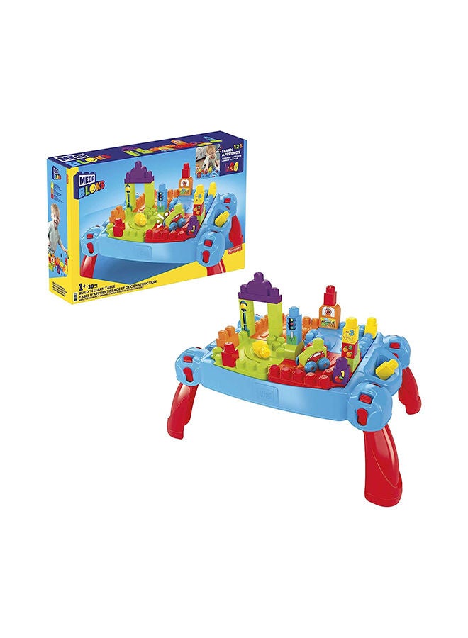 Mega Bloks First Builders Ptf Build 'N Learn Table