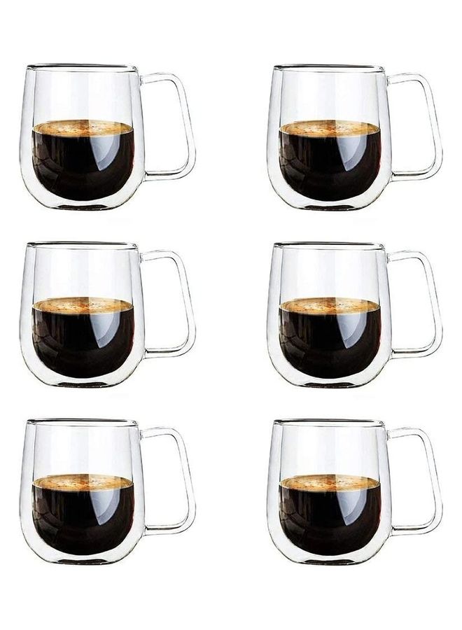 Double Walled Glass Mugs multicolour