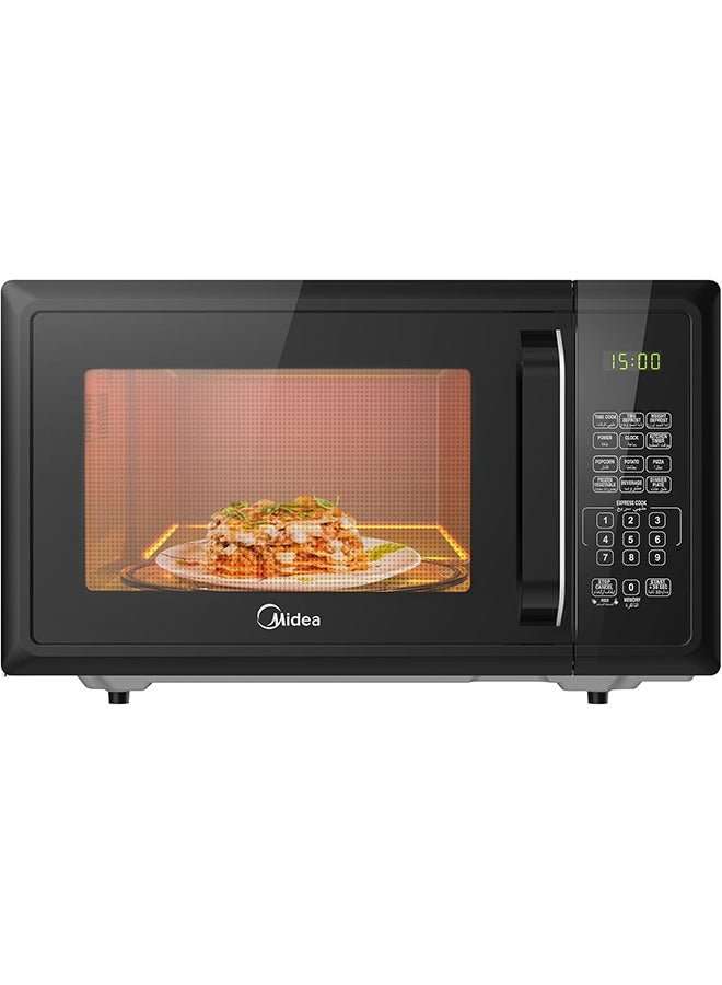 Digital Solo Microwave Oven With 10 Power Levels, 900W, Electronic Touch Control, Child-Safety-Lock, Defrost Function, Fast Reheat, Pull Open Door Handle, Good For Home And Office 25 L 900 W EM925A2GUBK Black