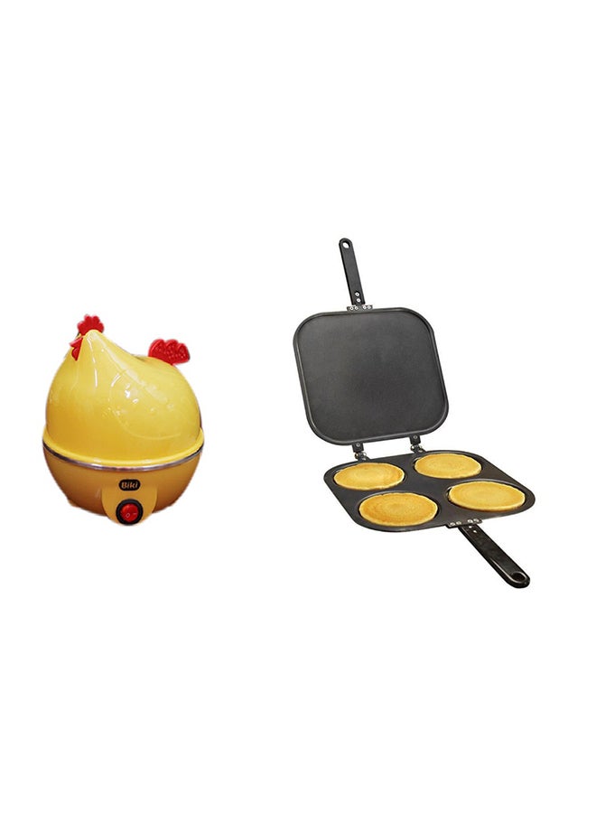 Electric Egg Boiler With Dishwasher Safe Pancake Maker 350.0 W 6902016009282 Yellow