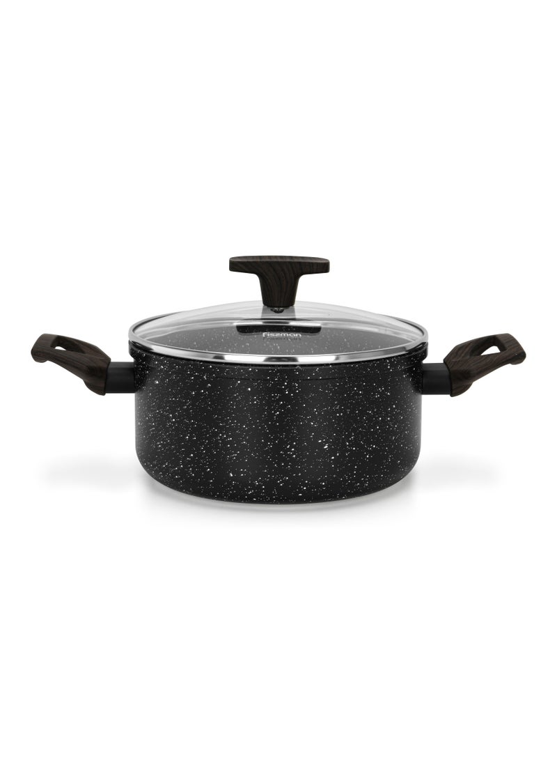 2.87 LTR Stockpot 20cm Carrie Aluminum with Induction Bottom