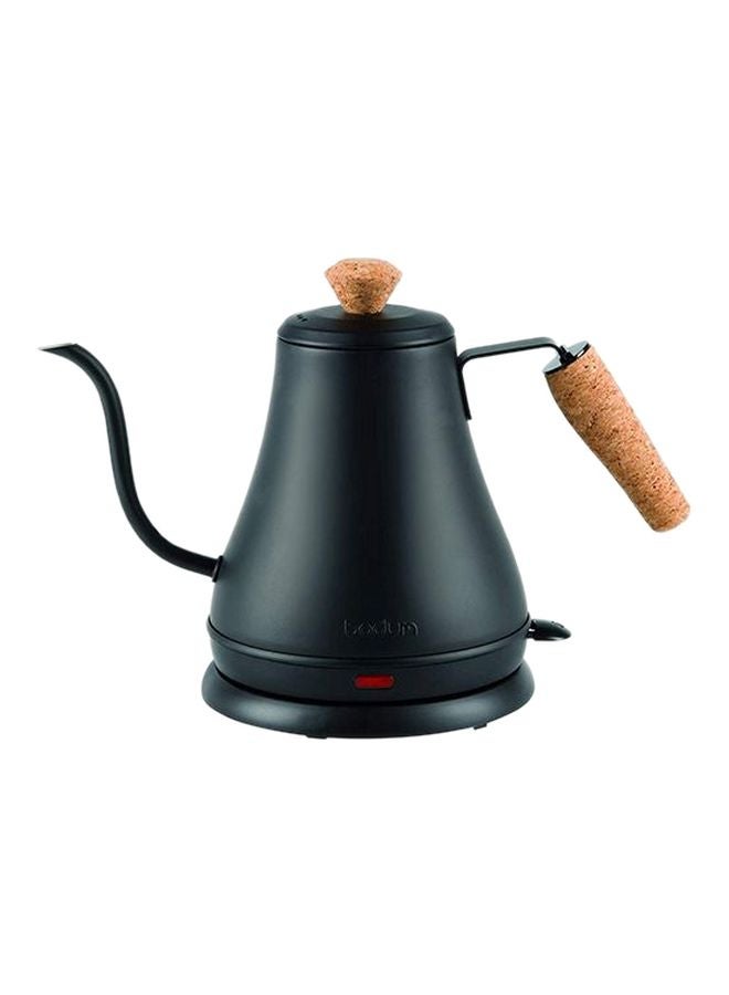 Melior Gooseneck Electric Kettle 1L Black/Brown