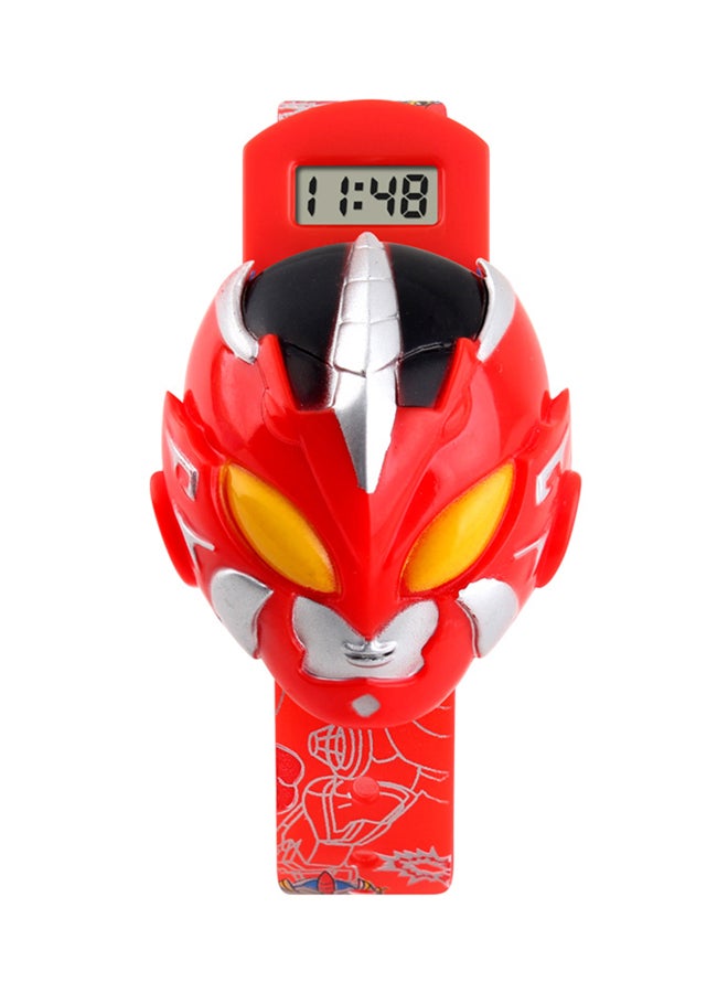 boys Armor Hero PVC Digital Watch 1239