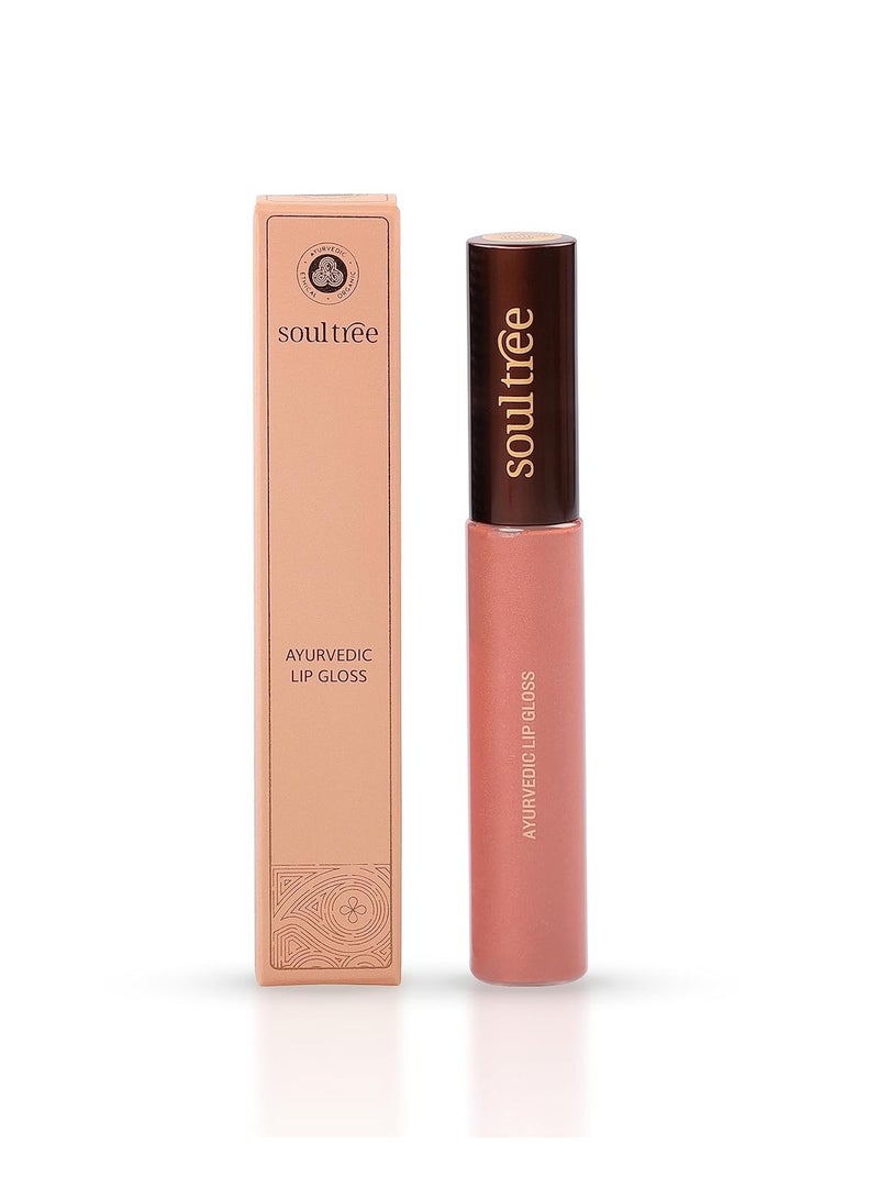 SoulTree Ayurvedic Lip Gloss Nude Pink Colour 202 5G