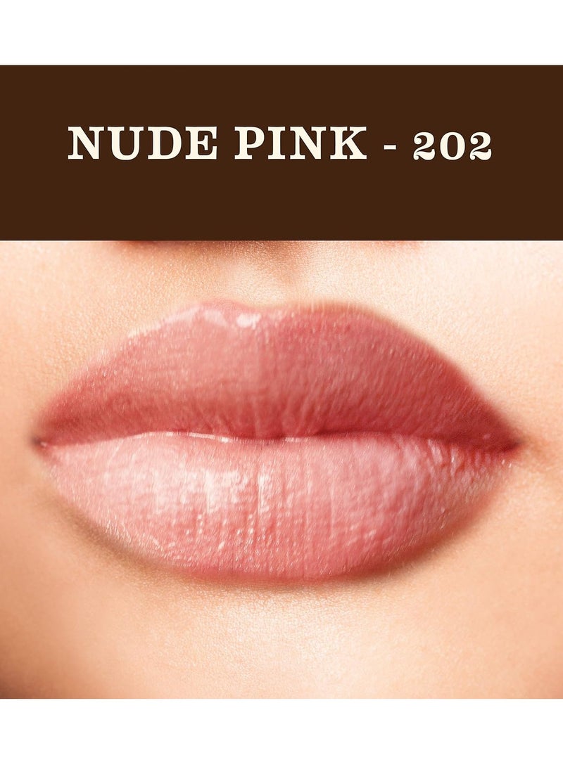 SoulTree Ayurvedic Lip Gloss Nude Pink Colour 202 5G