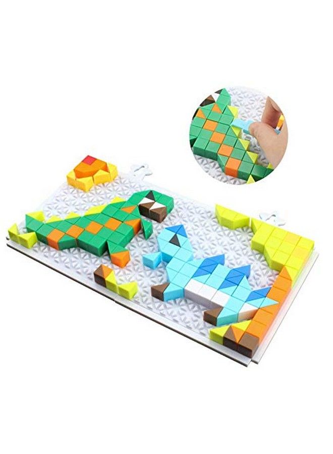 210 Pc Diy Dinosaur Building Blocks Jigsaw Puzzle