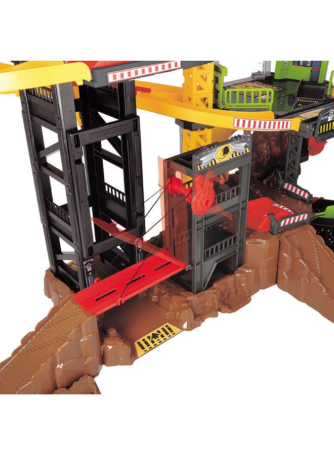 Construction Playset W/ 4 Vehicles