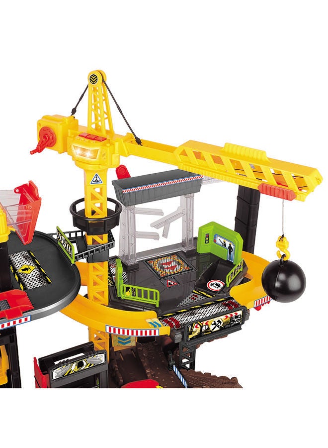 Construction Playset W/ 4 Vehicles