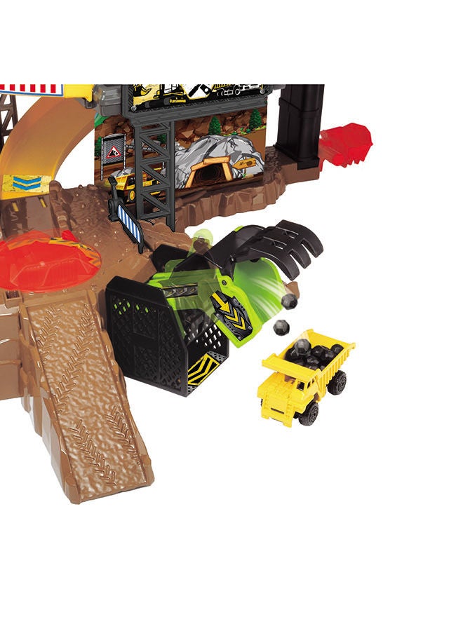 Construction Playset W/ 4 Vehicles