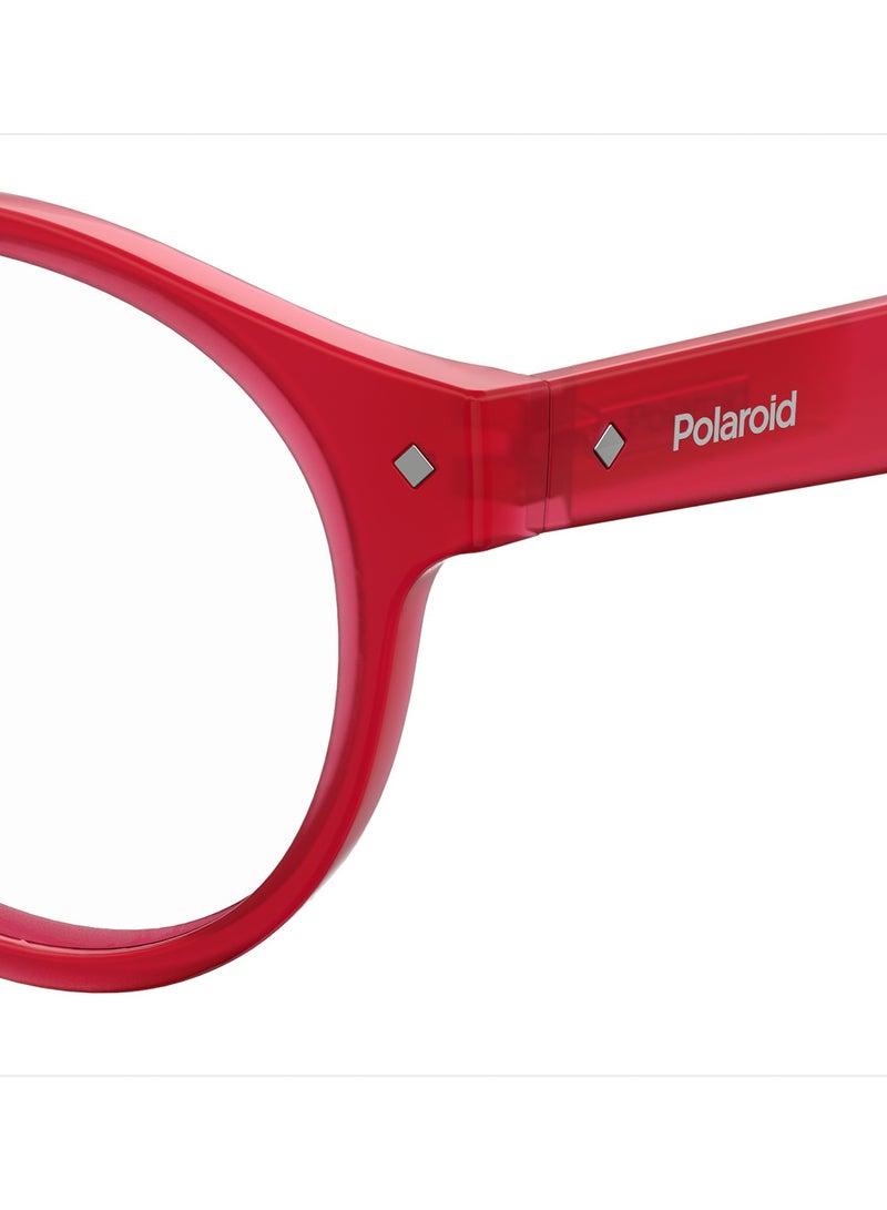 Unisex Oval Reading Glasses - Pld 0021/R Red 49 - Lens Size: 49 Mm