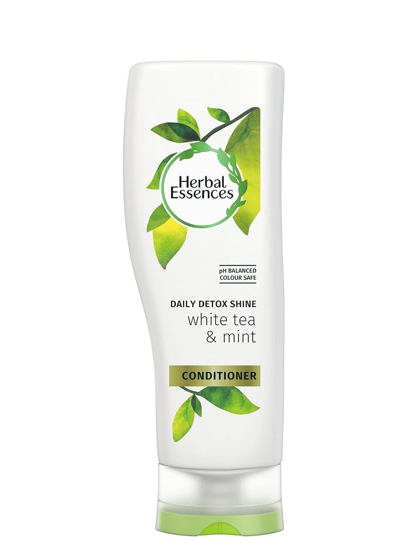 Herbal Essences Daily Detox Shine White Tea mint Conditioner 400ml