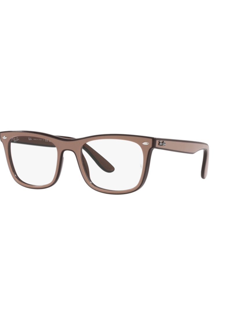 Unisex Square Eyeglass Frame - RX7209 8211 53 - Lens Size: 53 Mm