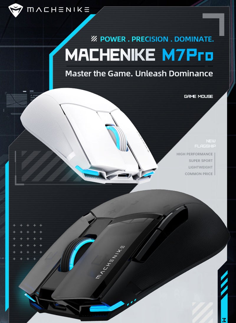 M7 PRO Wireless Gaming Mouse Rechargeable Dual Mode Gaming Mice 8000 DPI Gaming Office Special Computer Mouse For Laptop Desktop