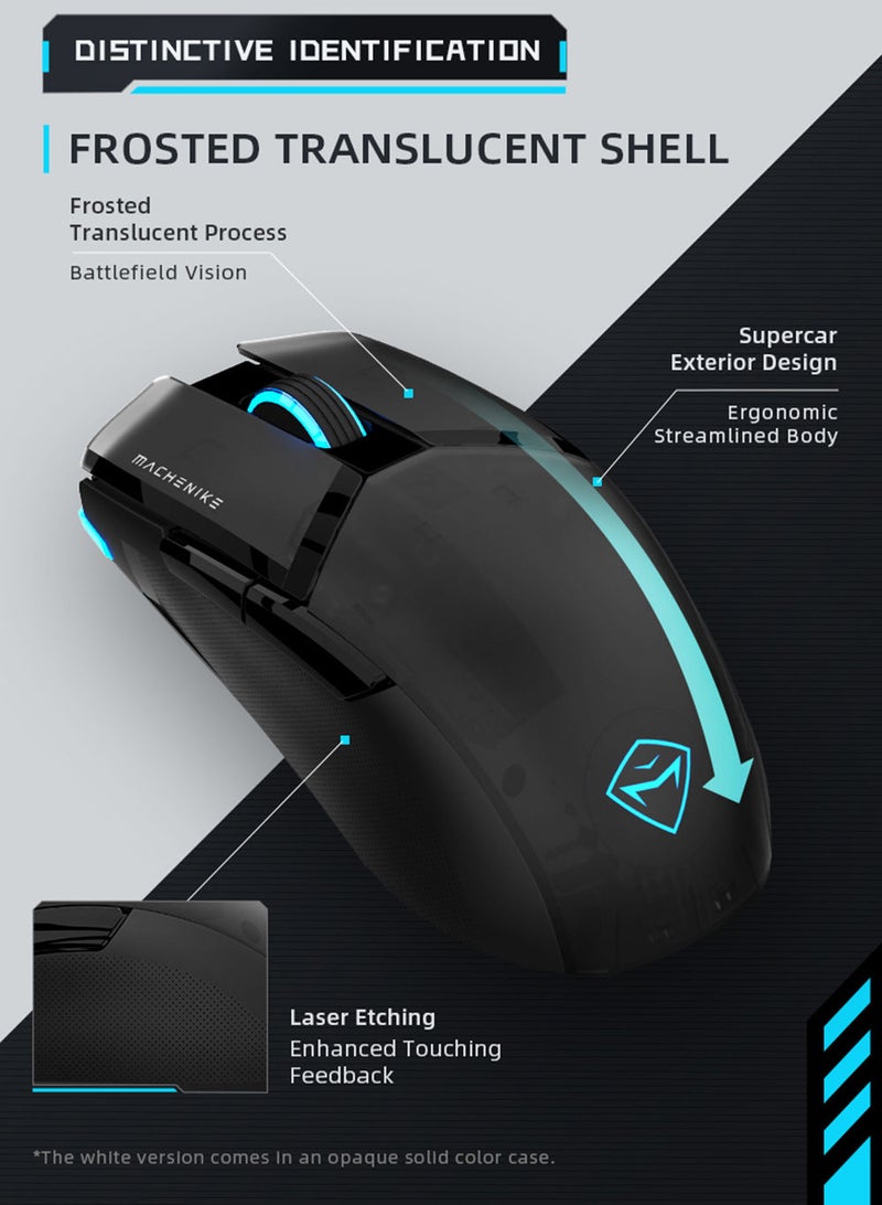 M7 PRO Wireless Gaming Mouse Rechargeable Dual Mode Gaming Mice 8000 DPI Gaming Office Special Computer Mouse For Laptop Desktop