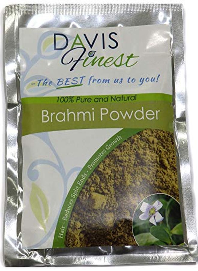 Brahmi Powder For Hair Growth, Natural Split Ends Repair, Thicker Fuller Stronger Hair 100G