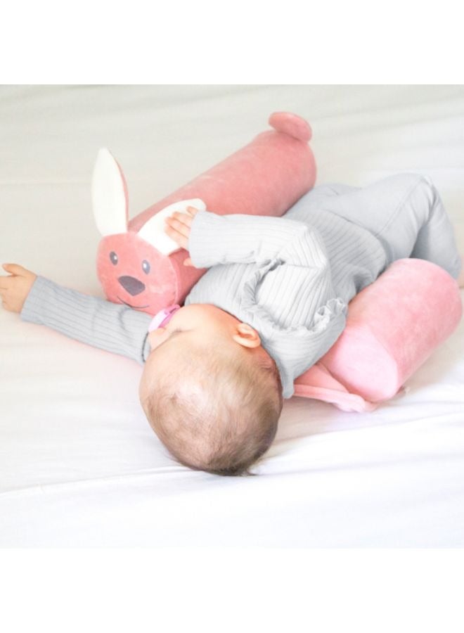 Babyjem Safe Side Sleeping Pillow with Bunny - Pediatrician Recommended - Newborn Sleep Positioner for Safe & Comfortable Side Sleeping