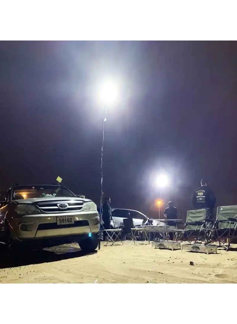 Led Fishing and Camping Light Kit - 47W Power, 4598LM Output, Complete Accessories