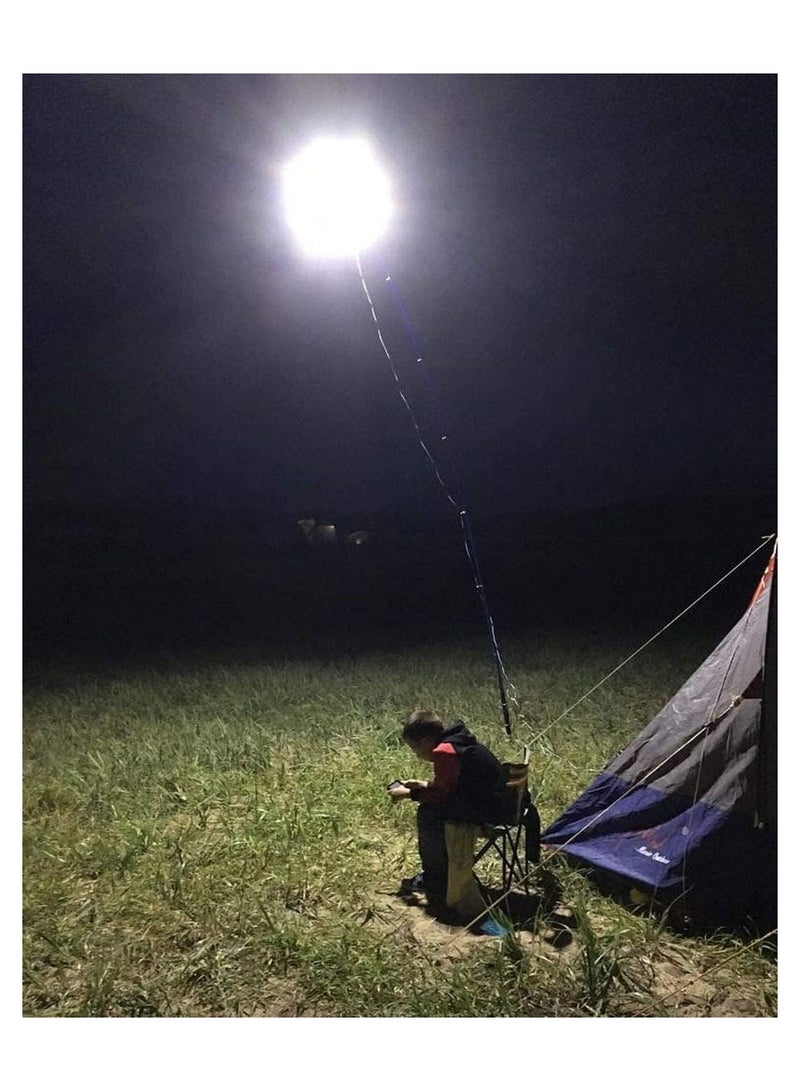 Led Fishing and Camping Light Kit - 47W Power, 4598LM Output, Complete Accessories