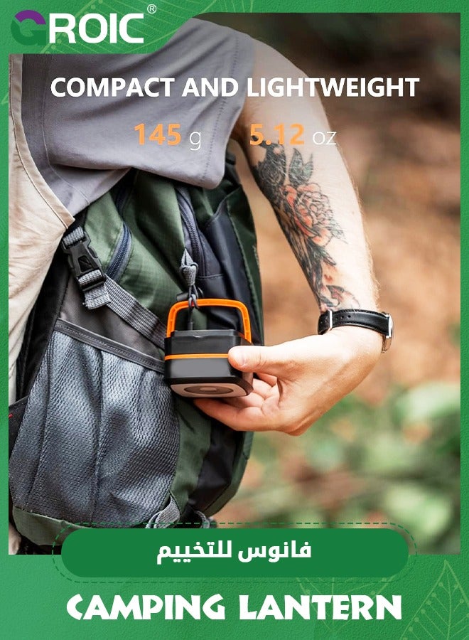 Solar Lantern Camping, Collapsible Solar Camping Light Rechargeable,LED Portable USB Solar Lamp Waterproof lights for Backpacking Gear,Emergency Charger for Phone,Tent,Power Outage, Hiking