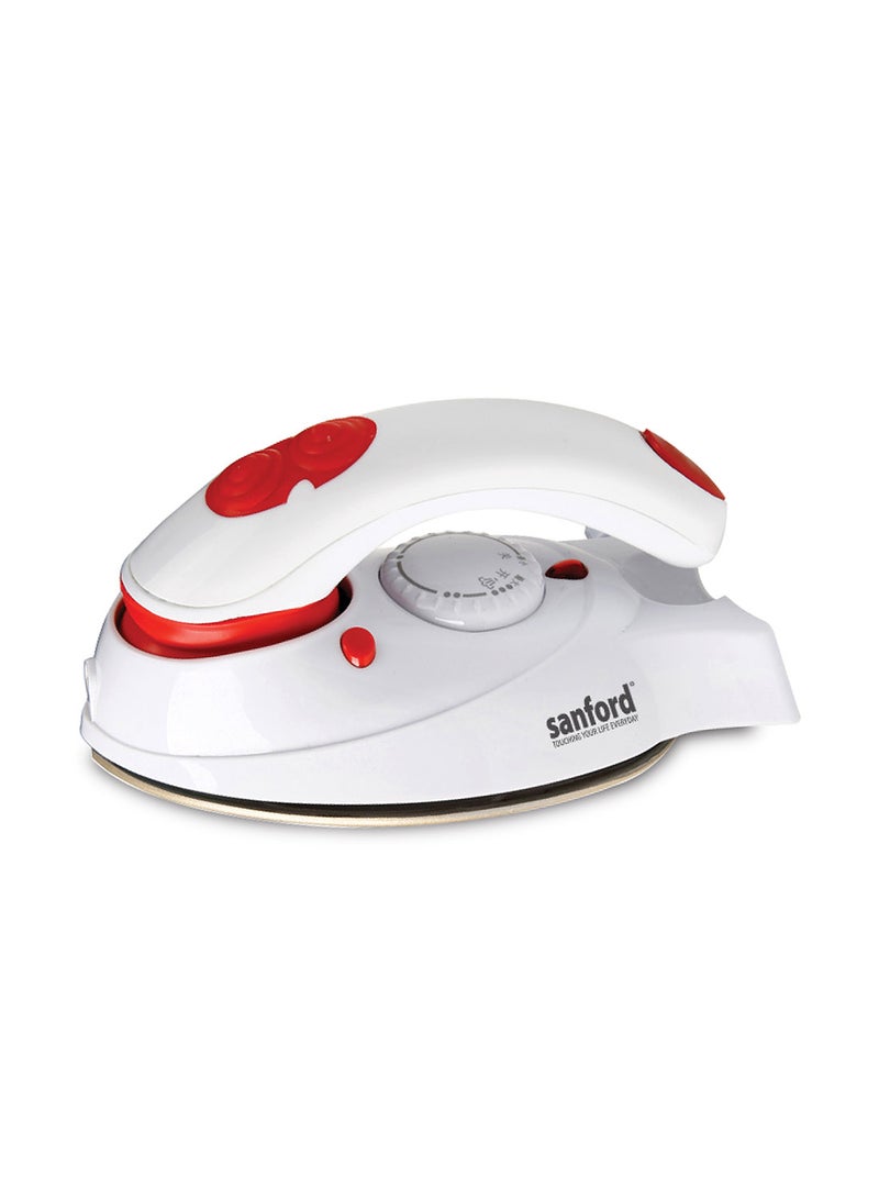 Compact & Portable Steam Iron With Ceramic Non-Stick Soleplate and Continuous Steam, Travel Friendly 110 ml 1200 W SF43SI BS White