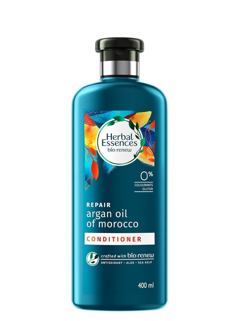 Herbal Essences bio renew Argan Oil of Morocco CONDITIONER 400ml and Herbal Essences bio renew Argan Oil of Morocco SHAMPOO 400ml