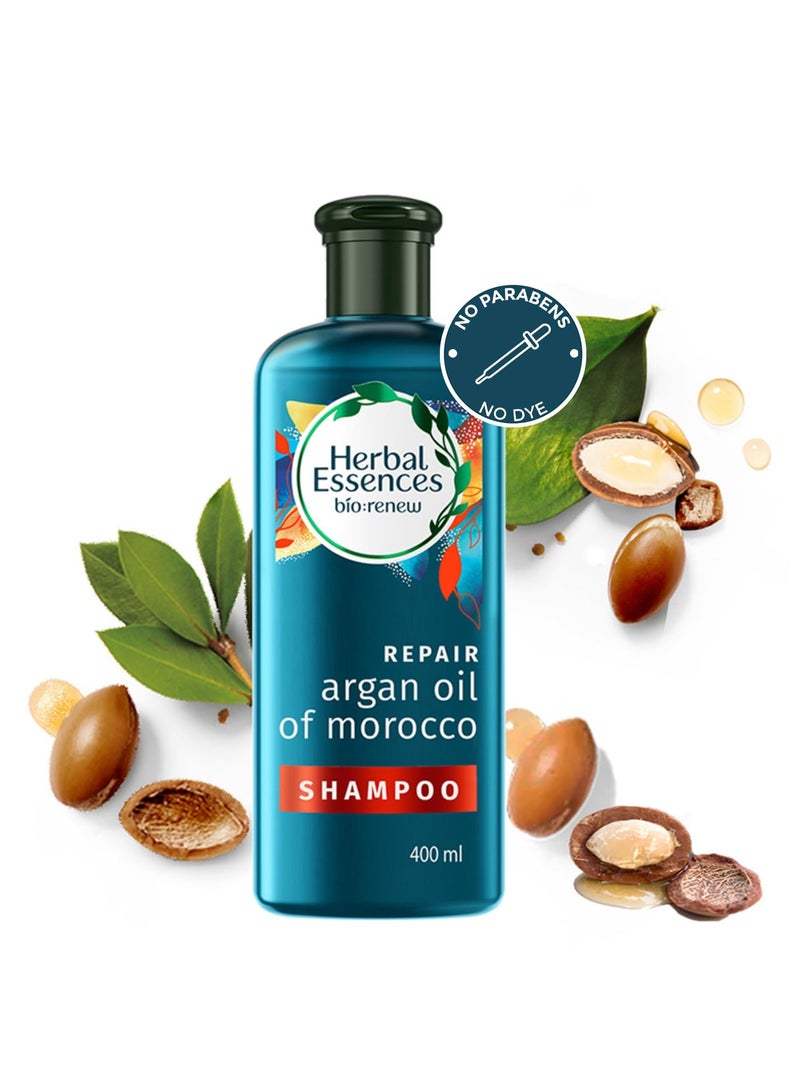 Herbal Essences Moroccan Argan Oil Shampoo For Frizz Free Soft Hair With Argan Oil For Hair 400 Ml