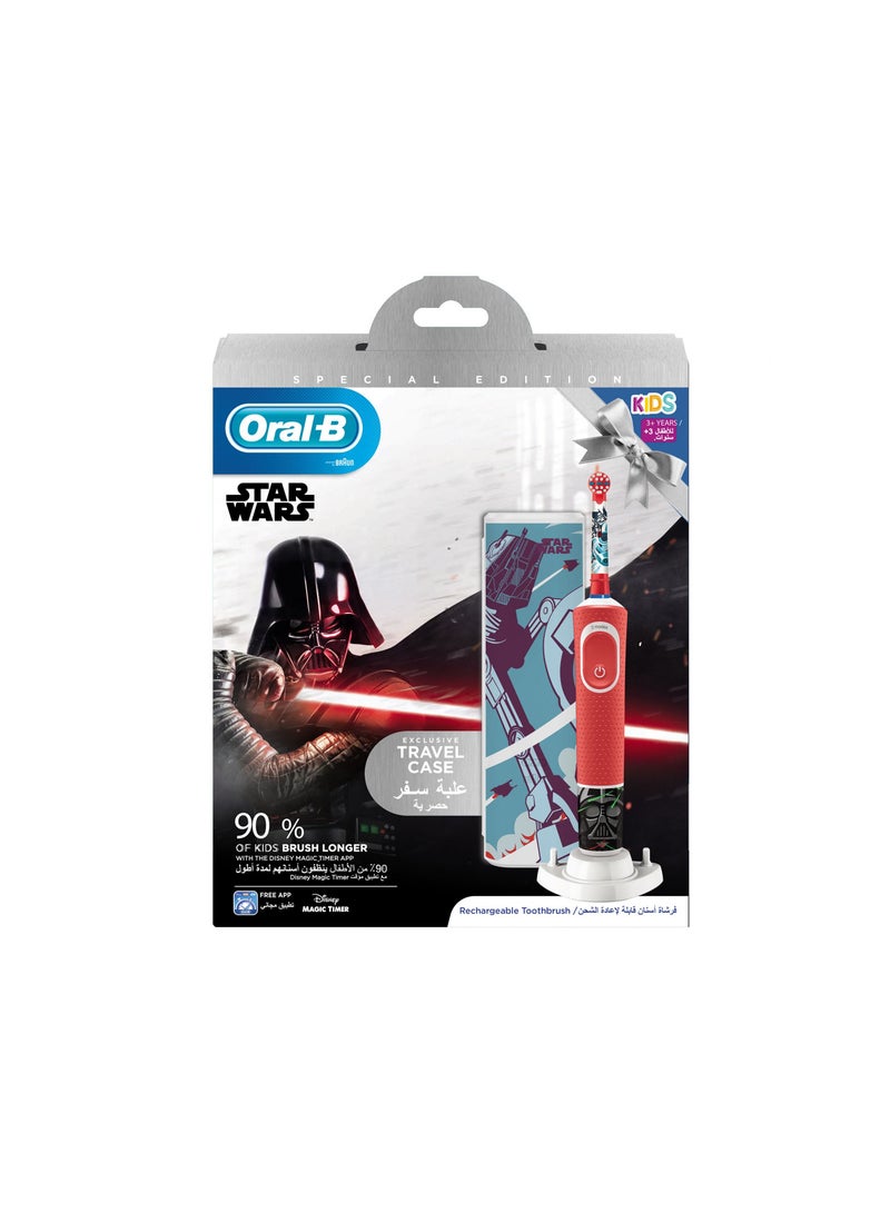 Oral-B D 100.414 2 kids electric toothbrush Star Wars, with travel case special edition.