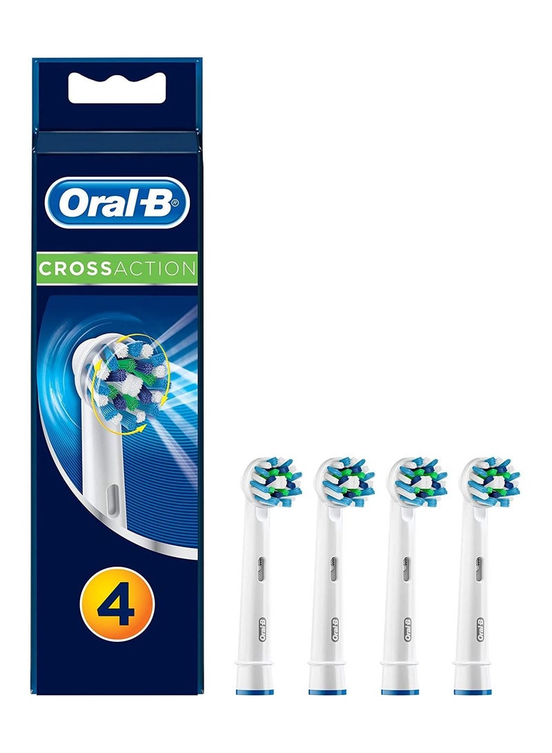 Oral-B EB50-4, Cross Action Replacement Brush Heads 4pcs