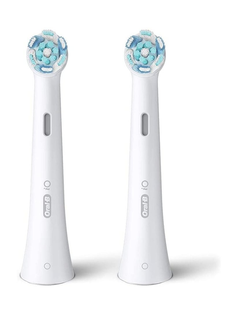 Oral-B iO RB CW-2 Ultimate Clean White Toothbrush Heads -  Pack of 2 Counts