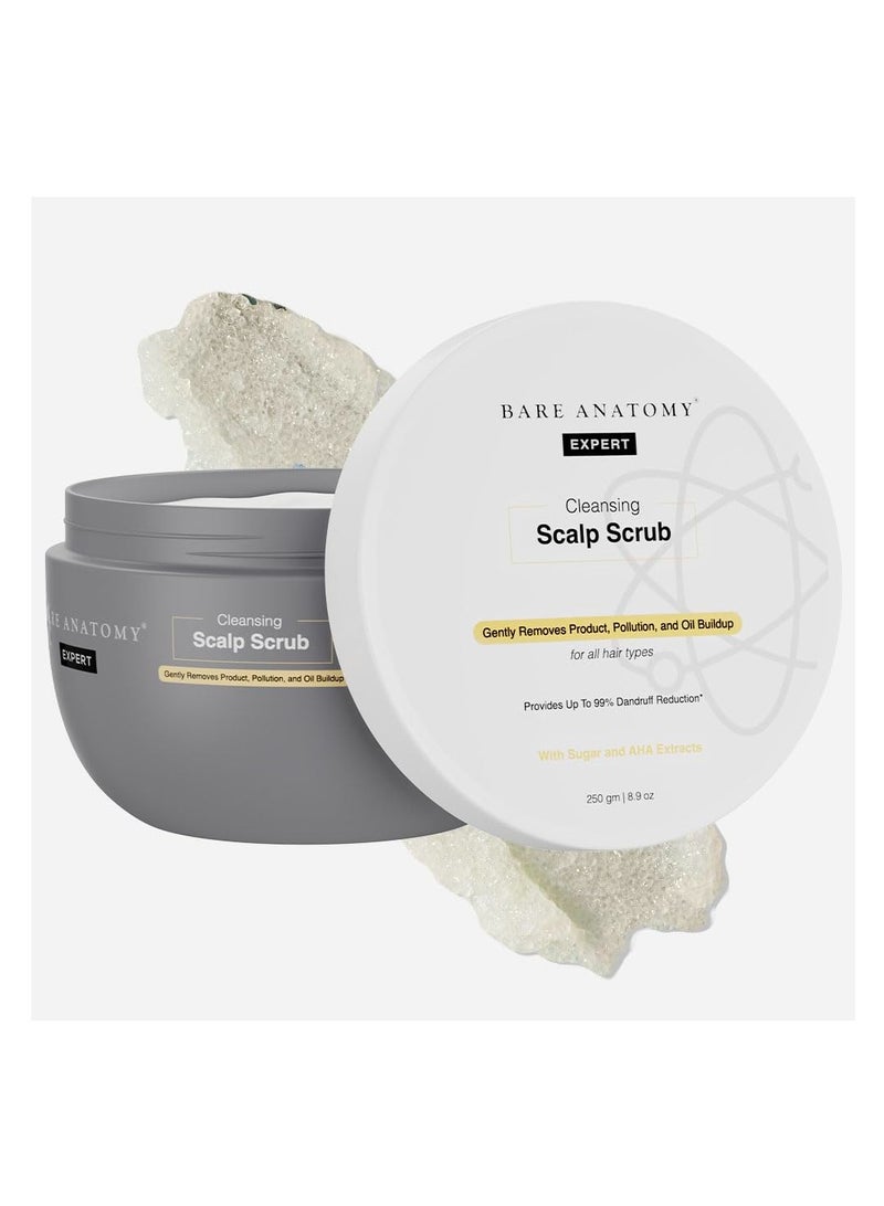 Bare Anatomy Scalp Scrub with Natural AHAs Coconut Sugar 250g