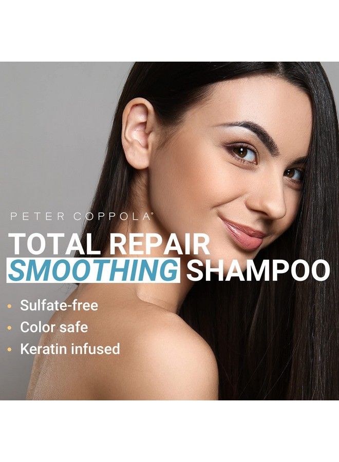 Keratin Concept Legacy Total Repair Cleansing & Smoothing Sulfatefree Shampoo For Color Treated Hair Color Safe Sodium Chloridefree Keratin Shampoo Strengthens And Repairs Damaged Hair (33.8 Fl Oz)