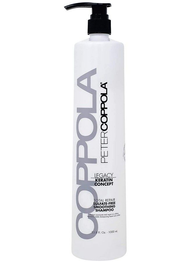 Keratin Concept Legacy Total Repair Cleansing & Smoothing Sulfatefree Shampoo For Color Treated Hair Color Safe Sodium Chloridefree Keratin Shampoo Strengthens And Repairs Damaged Hair (33.8 Fl Oz)
